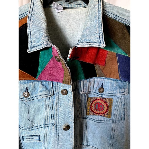RARE Vintage 90's Denim Jacket - Picture 3 of 4
